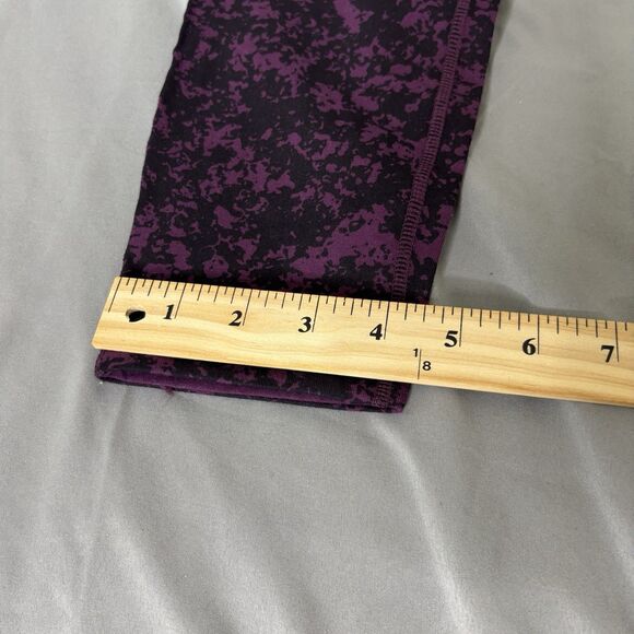 Bundle Hurley Womens M Purple & Black Reversible Leggings 2 tone color - Picture 4 of 8